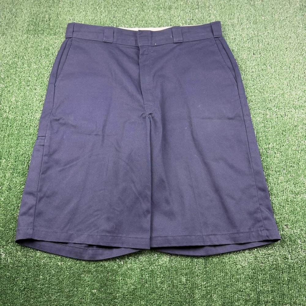 Dickies Loose Fit Multi-Use Pocket Shorts Navy Blue Mens 38 W44127C 42283DN